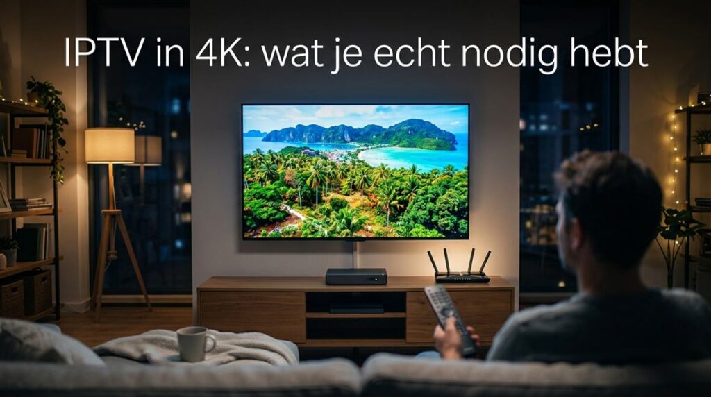 Titelafbeelding: IPTV 4K: wat je echt nodig hebt