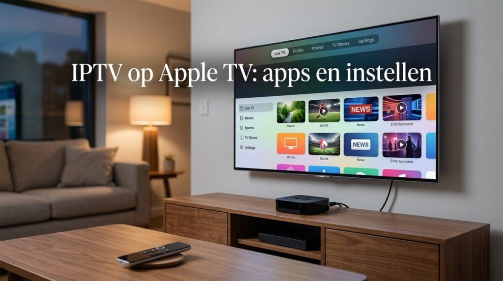 Titelafbeelding: IPTV op Apple TV: apps en instellen