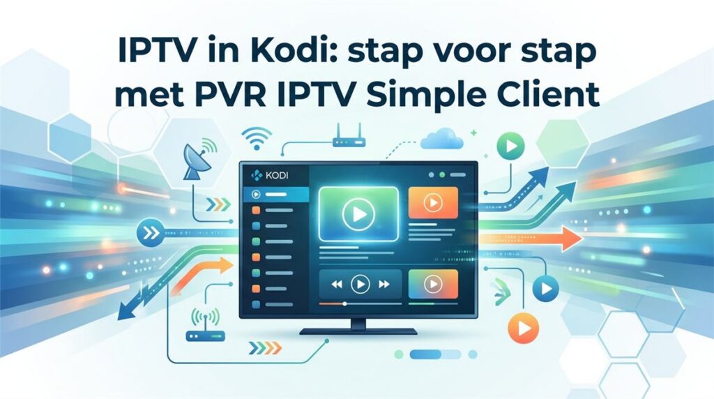 Titelafbeelding: Kodi IPTV : stap voor stap met PVR IPTV Simple Client