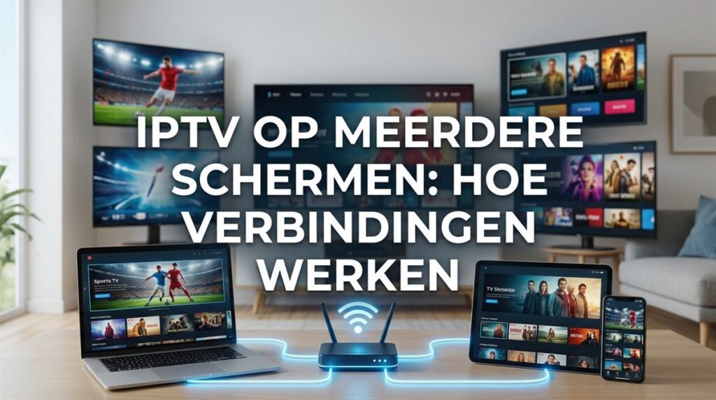 Titelafbeelding: IPTV Meerdere Schermen: hoe verbindingen werken
