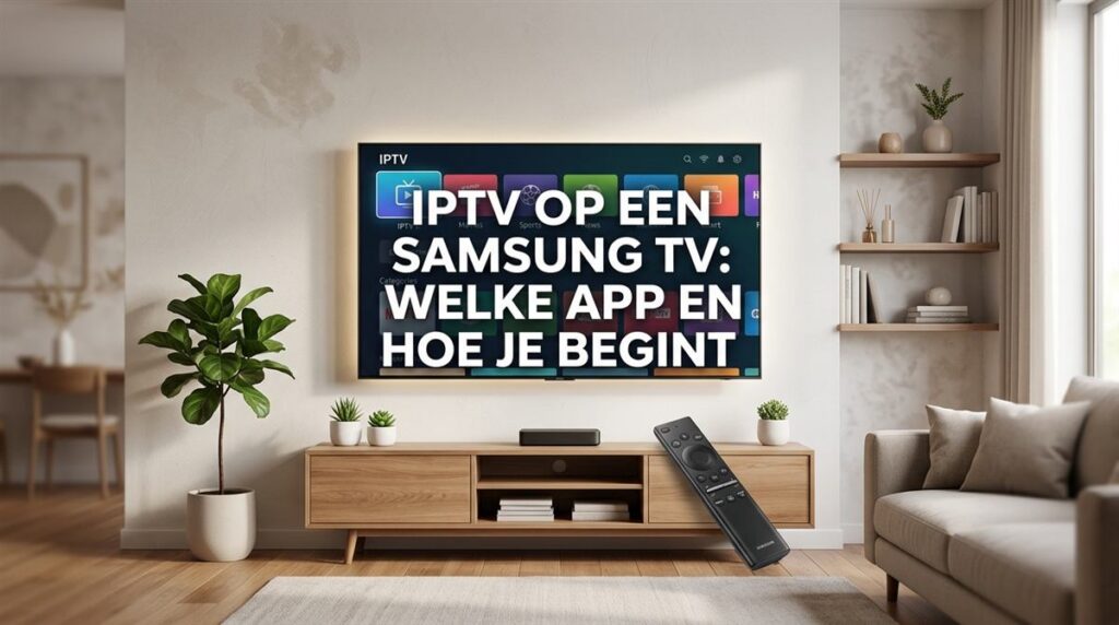 Titelafbeelding: IPTV Samsung Tv: welke app en hoe je begint